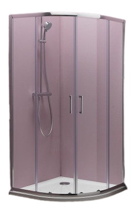 Tus paravan R-80 KOLPA SAN - Eco Quat TKP (hrom, 5mm)